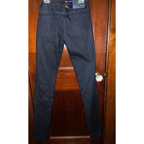 NWT TORY BURCH JEANS SKINNY STRETCH LOW RISE LEGGINGS JEGGINGS DK INDIGO 26 - Picture 3 of 5